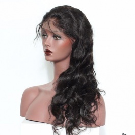Elesis Virgin Hair lace frontal wig loose body wave preplucked natural hairline baby hair