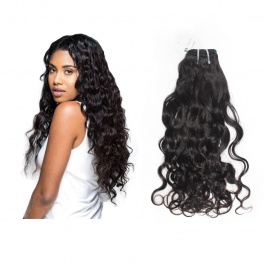 Elesis Remy Hair wet Wavy Natural Wave Natural Black 1piece