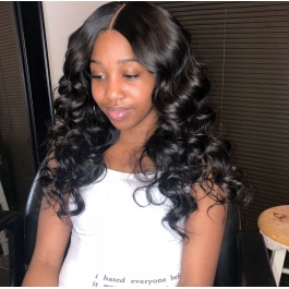 Hot Selling Virgin Grade Human Virgin Hair Loose Curly 3 Bundles 300g