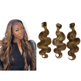 Elesis Highlight P8/613 Body Wave 3 Bundles Remy Brazilian Human Hair  Piano Color Hair-P8613BW