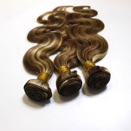 Elesis Highlight P8/613 Body Wave 3 Bundles Remy Brazilian Human Hair  Piano Color Hair-P8613BW