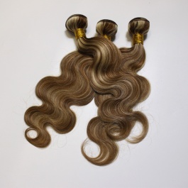 Elesis Highlight P8/613 Body Wave 3 Bundles Remy Brazilian Human Hair  Piano Color Hair-P8613BW