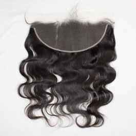 13x6 Raw Hair Frontal  pre-plucked bodywave transparent Lace/HD Lace frontal-FB136