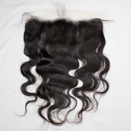 13x6 Raw Hair Frontal  pre-plucked bodywave transparent Lace/HD Lace frontal-FB136