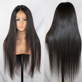 Elesis virgin hair Top raw grade hair customize wig 4x4 lace closure wig-TP4x4