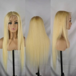 Elesis virgin hair Top raw grade hair 613 blonde customize wig 13x4 lace frontal wig-TB13x4