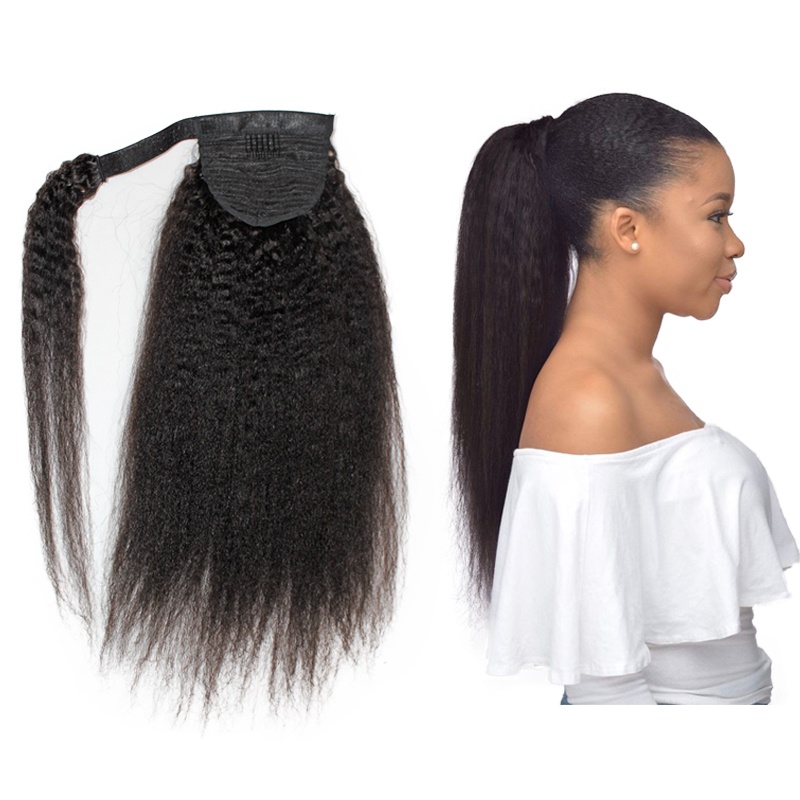 Women Hot New hair product 100grams clip-in Virgin Remy Hairextensions ponytail-PT03
