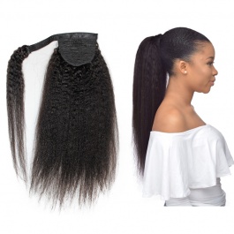 Women Hot New hair product 100grams clip-in Virgin Remy Hairextensions ponytail-PT03