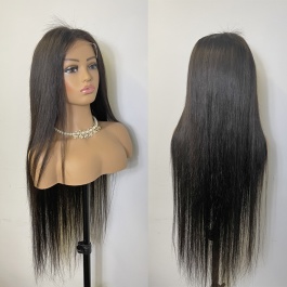 Elesis Virgin Hair Top raw grade customize wig unit 6x6 lace space closure wig full density wig-TP6x6
