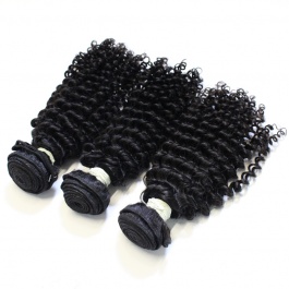 Elesishair top grade raw hair 3bundles Jerry curly with 5x5Lace closure brazilian human hair 