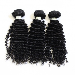 Elesishair top grade raw hair 3bundles Jerry curly with 5x5Lace closure brazilian human hair 