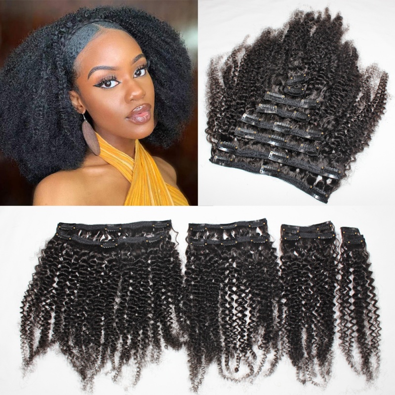 Hair Style Optional Clipin Set 8pcs 120grams Classice Lace Clipin Virgin Remy Human Hair-Clip8