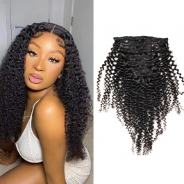 Hair Style Optional Clipin Set 7pcs 120grams Classice Lace Clipin Virgin Remy Human Hair-Clip1