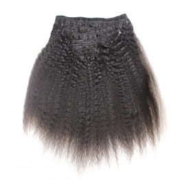 Hair Style Optional Clipin Set 7pcs 120grams Classice Lace Clipin Virgin Remy Human Hair-Clip1