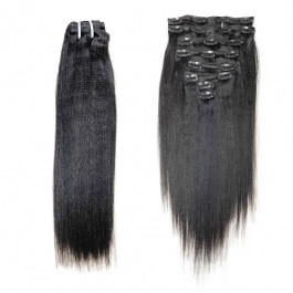 Hair Style Optional Clipin Set 8pcs 140grams Classice Lace Clipin Virgin Remy Human Hair-Clip3