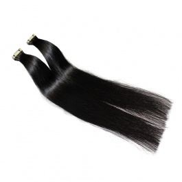 Elesis Double drawn virgin remy hair tape in Straight extensions 100grams-DTape1