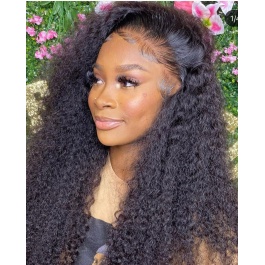 Natural black Jerry curly tape in virgin remy hair extensions 100grams-Tape05