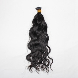 Elesis Virgin Hair Natural Wave I-tips hair extensions Virgin Remy Hair100gram