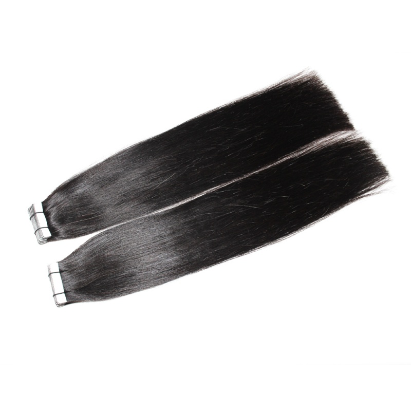 Elesis Double drawn virgin remy hair tape in Straight extensions 100grams-DTape1