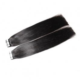 Elesis Double drawn virgin remy hair tape in Straight extensions 100grams-DTape1
