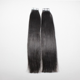 Elesis Double drawn virgin remy hair tape in Straight extensions 100grams-DTape1