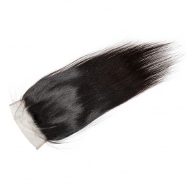 Elesis Virgin Hair Top grade raw hair 7x7 free part Lace Straight closure-RC7x7ST