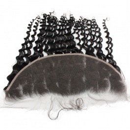 13x6 Raw Hair Deep wave lace frontal freepart Transparent Lace/HD Lace frontal-FD136