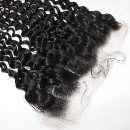 13x6 Raw Hair Deep wave lace frontal freepart Transparent Lace/HD Lace frontal-FD136