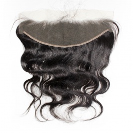 Swiss Transparent Lace/HD Lace 13 x 4 PrePlucked Frontal Brazilian Virgin Hair Body Wave Raw Hair-FB134
