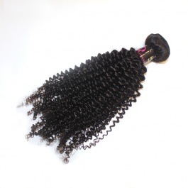 Virgin grade Elesis Virgin Hair Product Virgin grade 1 piece Kinky Curly Human Virgin Hair Extensions