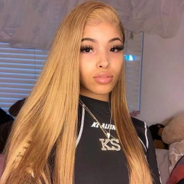 Elesis Virgin Hair double drawn raw hair I-tip straight hair color #27 brown hairextensions 100grams-ITIP27