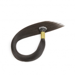 Elesis Virgin Hair Pre Bonded Nano Tip Nanoring Hair Extensions Straight Double Drawn Raw Hair