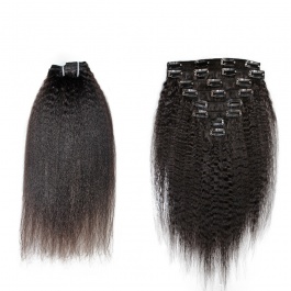 Hair Style Optional Clipin Set 8pcs 140grams Classice Lace Clipin Virgin Remy Human Hair-Clip3