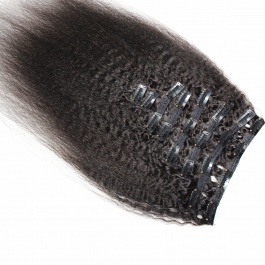 Hair Style Optional Clipin Set 8pcs 140grams Classice Lace Clipin Virgin Remy Human Hair-Clip3