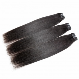 Elesis Virgin hair New Product Coarse Raw Yaki Straight  hair 3 bundles deal raw hair