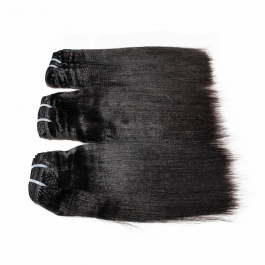Elesis Virgin hair New Product Coarse Raw Yaki Straight  hair 3 bundles deal raw hair