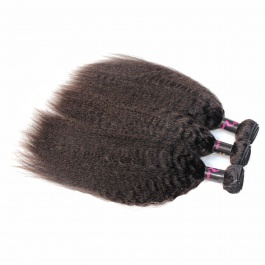 Elesis Virgin hair Kinky Straight raw hair unprocessed full bundles 3pcs-KST3