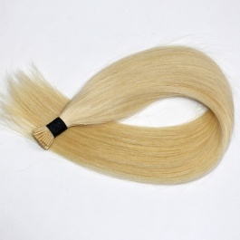 Elesis Virgin Hair double drawn virgin hair I-tip straight color #613 blonde hairextensions 100grams-Dtip2