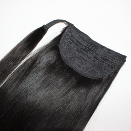 Elesis Top Grade raw hair wrap around clip ponytail-PT04