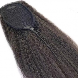 Elesis Top Grade raw hair drawstring clip ponytail-PT05
