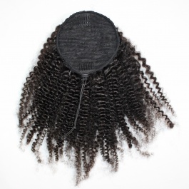 Elesis Top Grade raw hair drawstring clip ponytail-PT05
