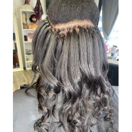 Elesis Virgin Hair Luxury Body Wave I-tips hair single drawn extensions Virgin Remy Hair 100grams-Tip02
