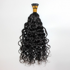 Elesis Virgin Hair Water Wave  I-tips hair extensions Virgin Remy Hair 100grams-Tip05