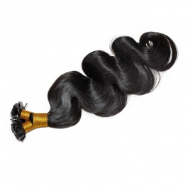 Elesis Virgin Hair Luxury Body Wave Flat tips hair extensions k-tips Virgin Remy Hair 100grams-ktip2