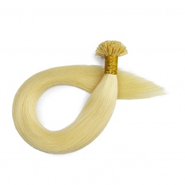 Elesis 613 Blonde Raw hair Double Drawn straight U-tip hair extensions  100grams