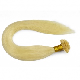 Elesis 613 Blonde Raw hair Double Drawn straight U-tip hair extensions  100grams
