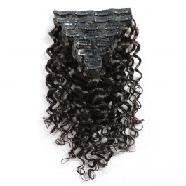 Hair Style Optional Clipin Set 8pcs 120grams Classice Lace Clipin Virgin Remy Human Hair-Clip8