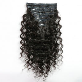 Hair Style Optional Clipin Set 8pcs 120grams Classice Lace Clipin Virgin Remy Human Hair-Clip8