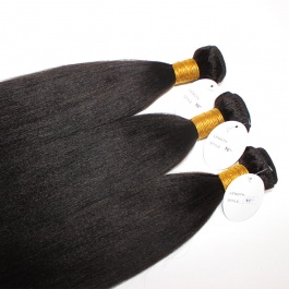 Elesis Corase Virgin Yaki Straight Human Hair 3 Bundles Remy Hair Wave Weft 100% Human Hair