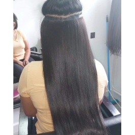 Elesis Virgin Hair Long Tape Hair Weft Straight Virgin remy tape in extensions